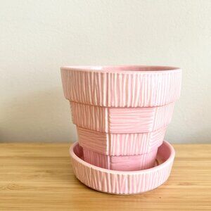 Vintage Pink McCoy Planter with Drainage